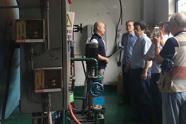 市經信委節(jié)能處實地考察